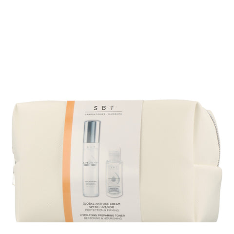 SBT LifeCream Cell Revitalizing Set mit Global Anti-Age Cream Nourishing Cream SPF 30+
