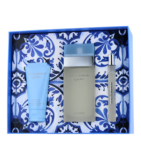 Dolce & Gabbana Light Blue Set mit Body Cream & Mini EdT