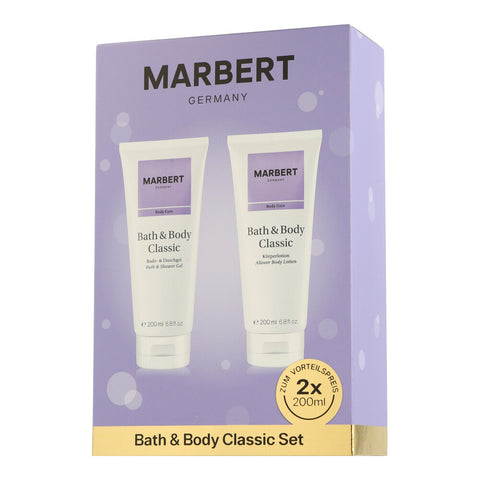 Marbert Bath & Body Classic Set mit Shower Gel und Body Lotion