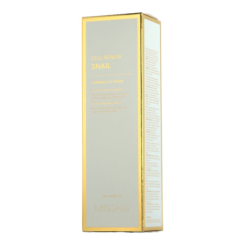 Missha Super Aqua Cell Renew Snail Cleansing Foam