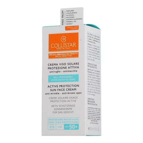 Collistar Special Perfect Tan Active Protection Sun Face Cream SPF 50+