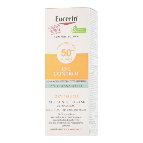 Eucerin Sun Protection Oil Control Dry Touch Face Sun Gel-Creme LSF 50+