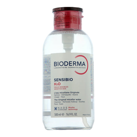Bioderma Sensibio H2O Make-up Removing Micelle Solution with Pump
