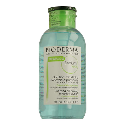 Bioderma Sébium H2O Purifying Cleansing Micellar Water with Pump
