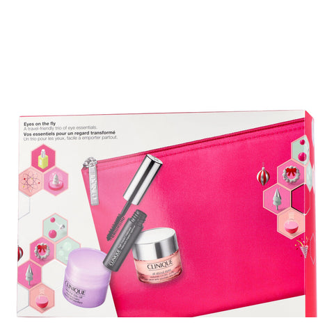 Clinique All about Eyes Set mit Eye Cream, Cleansing Balm & Mini Mascara