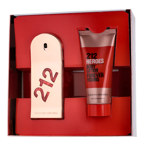 Carolina Herrera 212 Heroes Set mit Body Lotion