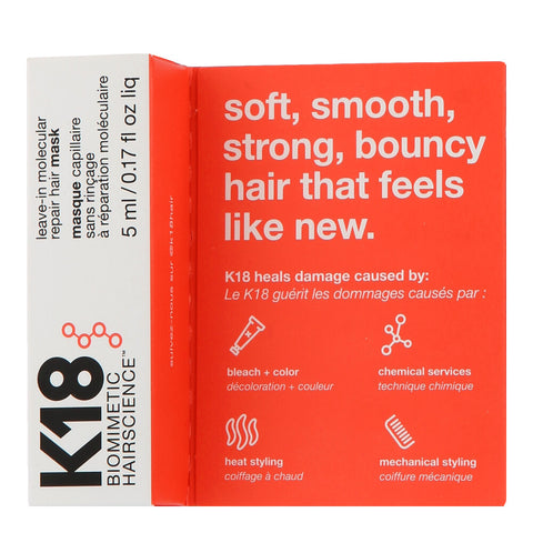 K18 Hair Leave-In Molecular Repair Hair Mask