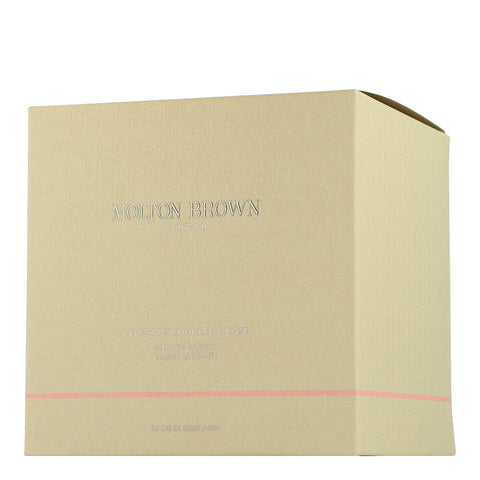 Molton Brown Delicious Rhubarb & Rose Luxury Three Wick Candle