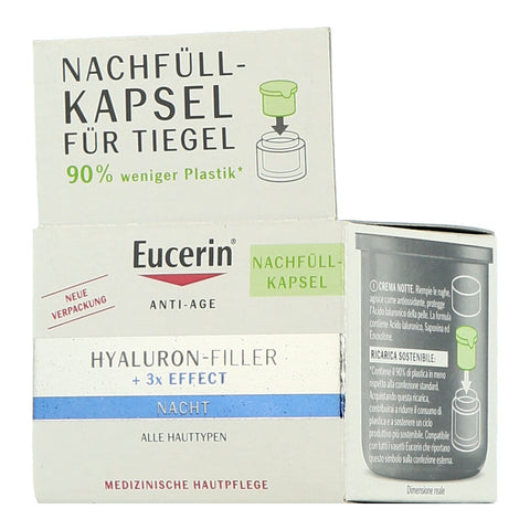 Eucerin Hyaluron-Filler + 3x Effect Nacht Nachfüll-Kapsel
