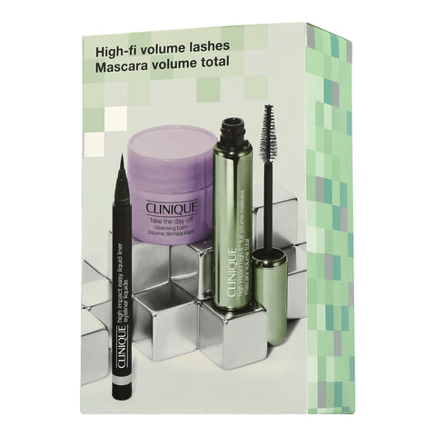 Clinique High Impact High-Fi Set mit Liquid Liner & Cleansing Balm