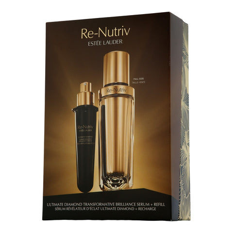 Estée Lauder Re-Nutriv Ultimate Diamond Brillance Serum Set mit Refill