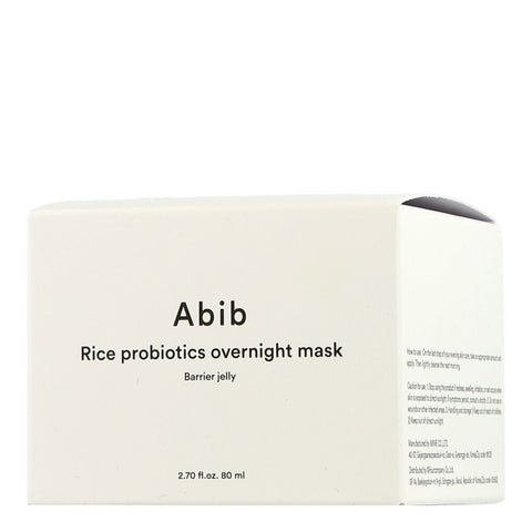 Abib Face Care Rice Probiotics Overnight Mask Barrier Jelly