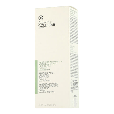 Collistar Attivi Puri Salicylic Acid + Zinc PCA Clay Mask