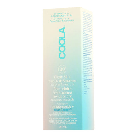 Coola Daily Skin Protection Clear Skin Mineral Sunscreen SPF30
