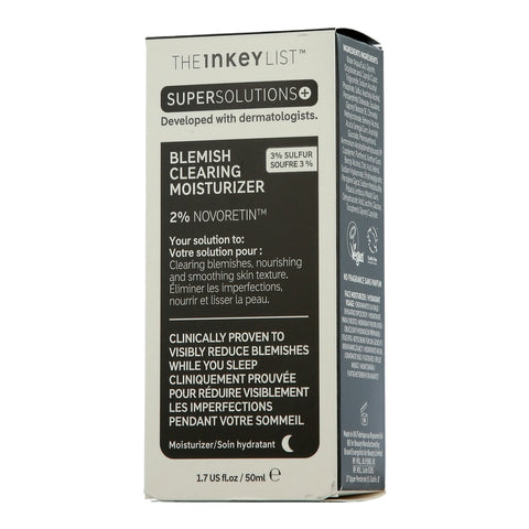 The Inkey List Face Care Blemish Clearing Moisturizer 2% Novoretin