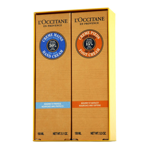 L'Occitane Karite Set mit Creme Mains & Baume Pieds