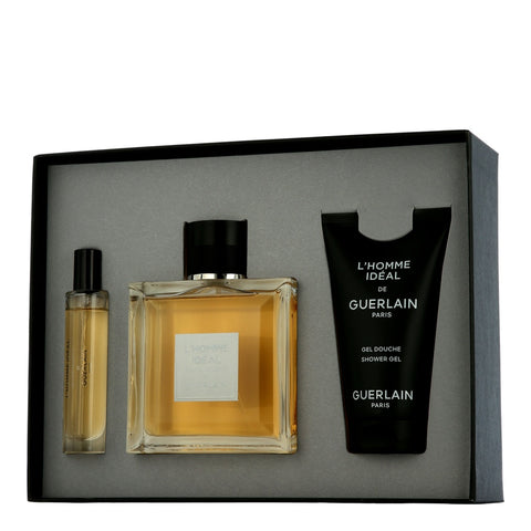 Guerlain L'Homme Idéal Set mit EdT Spray, Mini Edt & Shower Gel