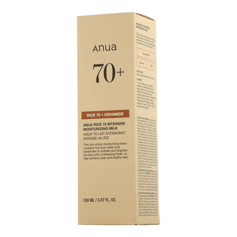 Anua Rice 70 Plus Ceramide Moisturizing Milk