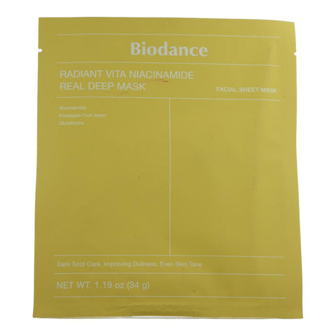Biodance Masks Radiant Vita Niacinamide Real Deep Mask