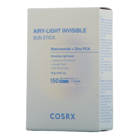 COSRX Sunscreen Airy-Light Invisible Sun Stick SPF 50+