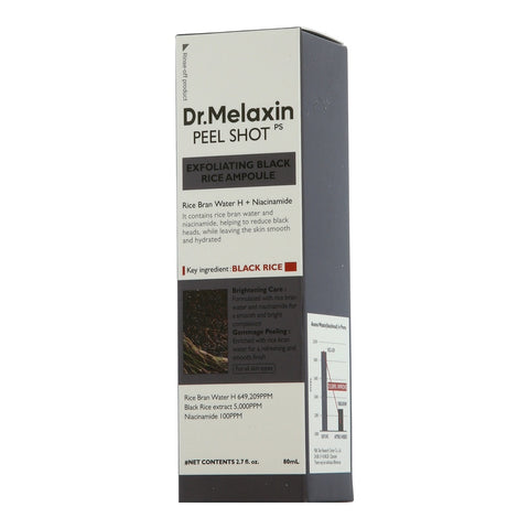 Dr. Melaxin Peel Shot Exfoliating Black Rice Ampoule