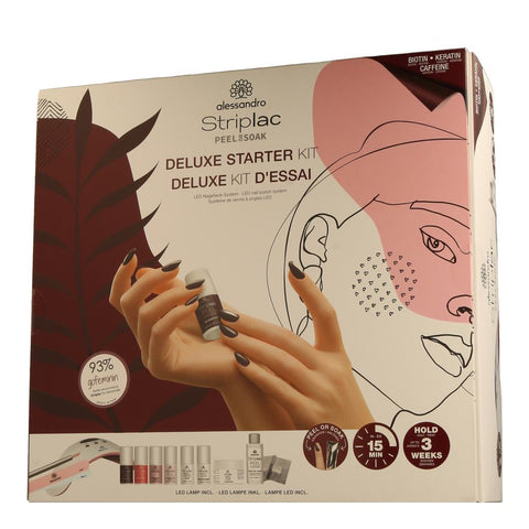 Alessandro Striplac Peel or Soak Deluxe Starter Kit