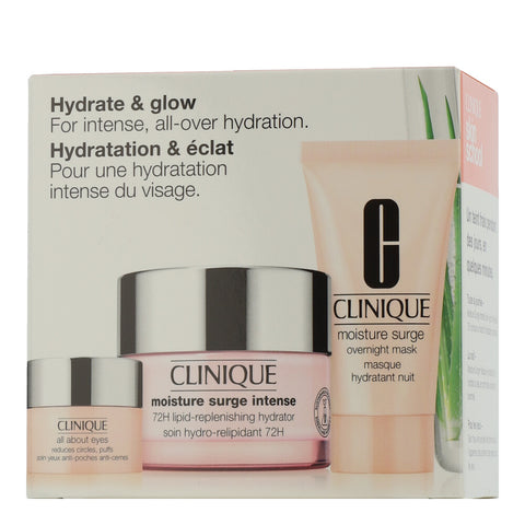 Clinique Moisture Surge Set mit 72H Lipid Hydrator, Mask & All about Eyes