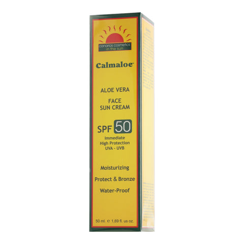 Canarias Cosmetics Aloe Vera In the Sun Calmaloe Face Sun Cream SPF 50