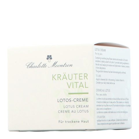 Charlotte Meentzen Kräutervital Lotos-Creme für trockene Haut