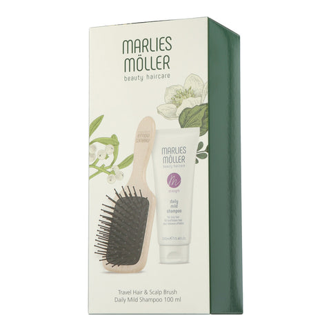 Marlies Möller Brushes Haarpflegeset mit Travel Hair & Scalp Brush