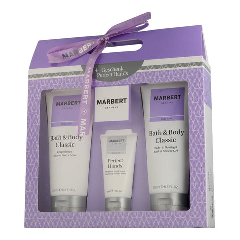 Marbert Bath & Body Classic Set mit 3x Pflege