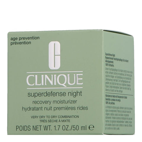 Clinique Superdefense Night Recovery Moisturizer very dry to dry combination