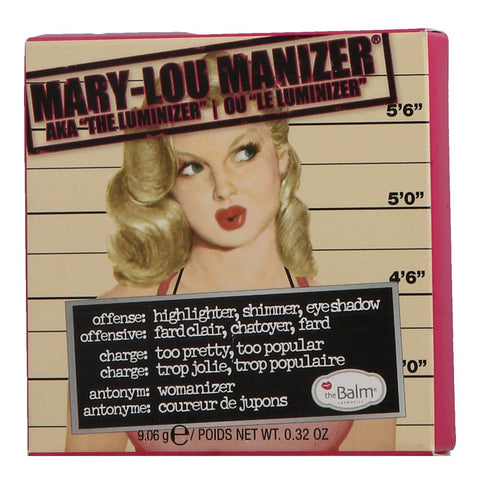 theBalm Manizer Mary-Lou Highlighter, Shimmer, Eyeshadow