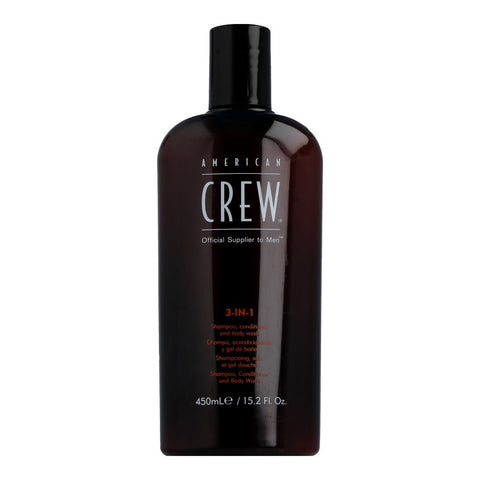 American Crew Hair and Body Care 3-in-1 Shampoo, Conditioner and Body Wash