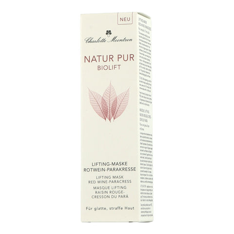 Charlotte Meentzen Natur Pur Biolift Lifting-Maske Rotwein-Parakresse