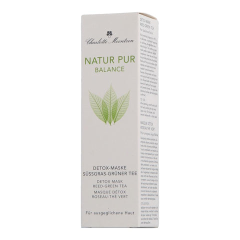 Charlotte Meentzen Natur Pur Balance Detox-Maske Süßgras-Grüner Tee