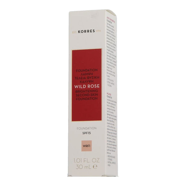 Korres Wild Rose Brightening Second-Skin Foundation
