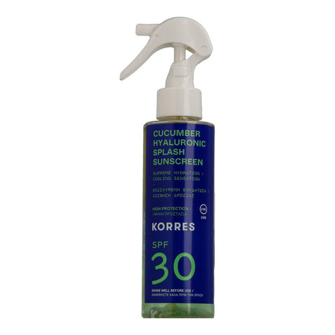 Korres Sun Care Cucumber Hyaluronic Splash SPF 30
