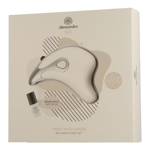 Alessandro Spa Nail Hand Foot Set mit Galvanic Handmassage-Gerät