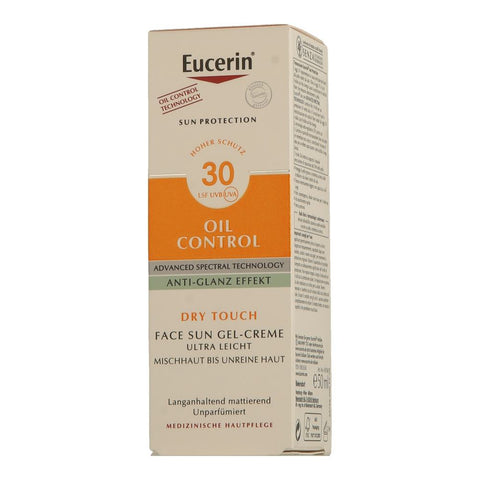 Eucerin Sun Protection Oil Control Dry Touch Face Sun Gel-Creme LSF 30