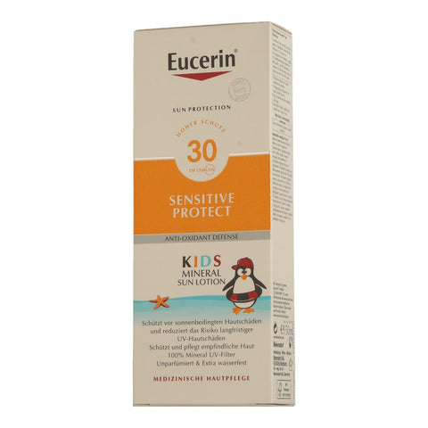 Eucerin Sun Protection Sensitive Protect Kids Mineral Sun Lotion LSF 30