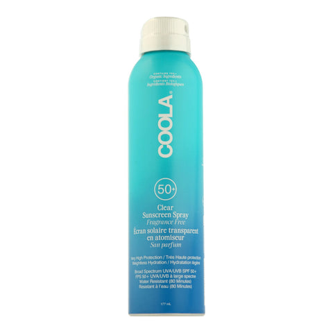 Coola Classic Collection Clear Sunscreen Spray Fragrance-Free SPF 50