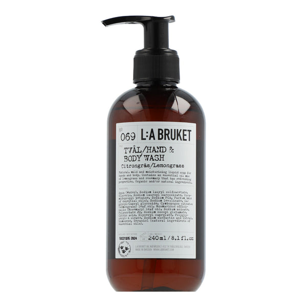 L:A BRUKET Cleansing 069 Hand & Body Wash Lemongrass