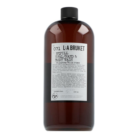 L:A BRUKET Cleansing 071 Refill Hand & Body Wash Wild Rose