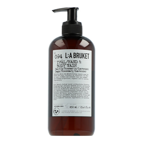 L:A BRUKET Cleansing 094 Hand & Body Wash Sage/Rosemary/Lavender
