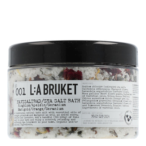 L:A BRUKET Cleansing 001 Sea Salt Bath Marigold/Orange/Geranium