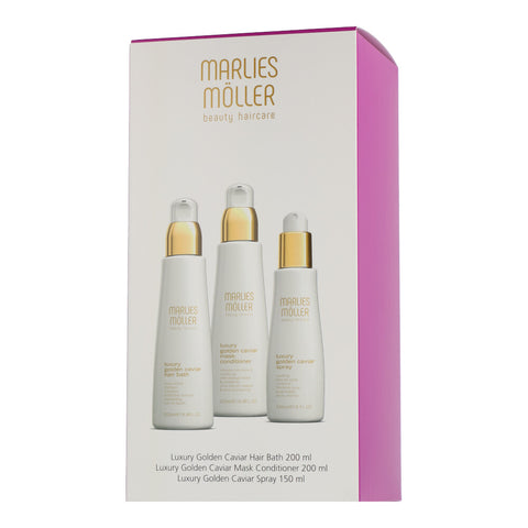 Marlies Möller Luxury Golden Caviar Set mit Hair Bath & Conditioner