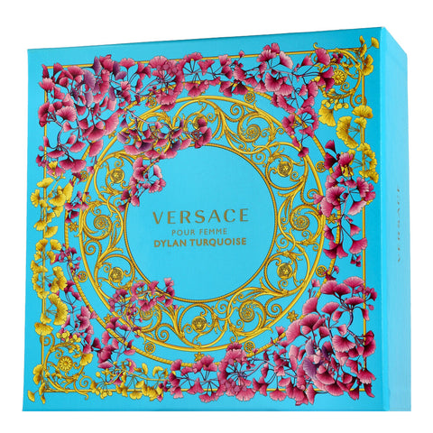 Versace Dylan Turquoise Set mit Perfumed Body Gel