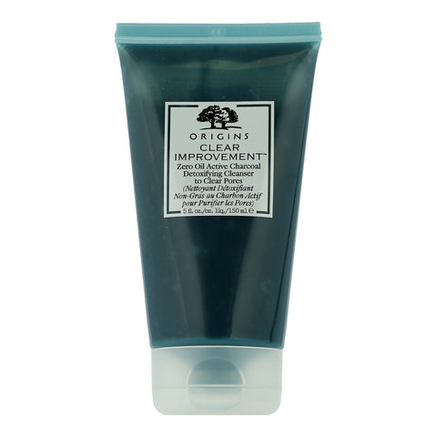 Origins Cleansers Clear Improvement Zero Oil Active Charcoal Detoxifying Cleanser to Clear Pores