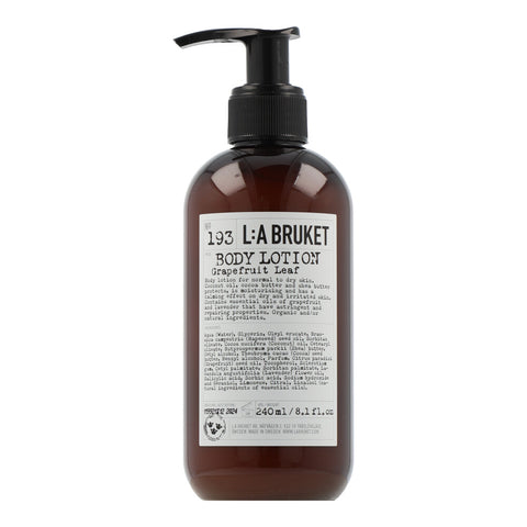 L:A BRUKET Body Care 193 Body Lotion Grapefruit Leaf